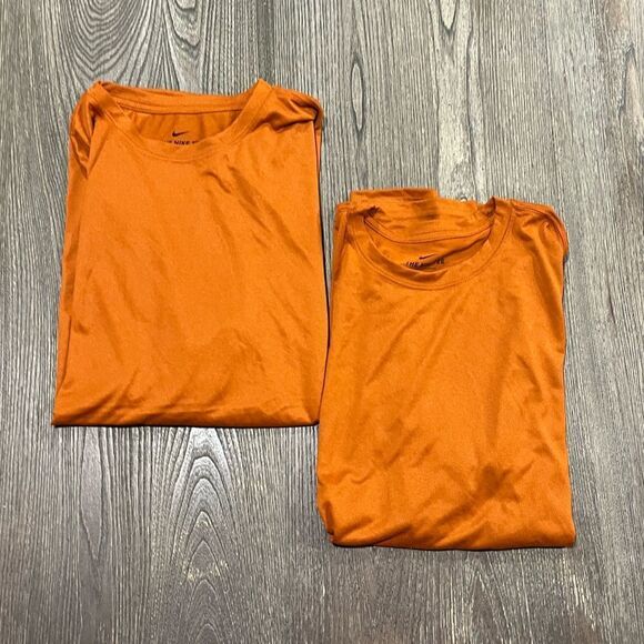 NWOT Nike Dri-Fit 2-Pack T-Shirt Crewneck Short Sleeve Pullover Brown Size XL - Picture 1 of 6
